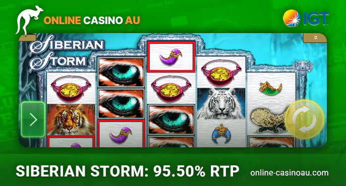 Siberian Storm Online Pokie from IGT