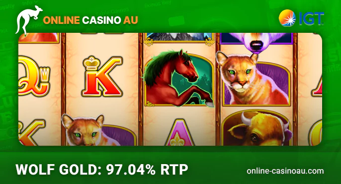 Try Your Luck with the IGT Slot Wolf Gold at an Online Casino