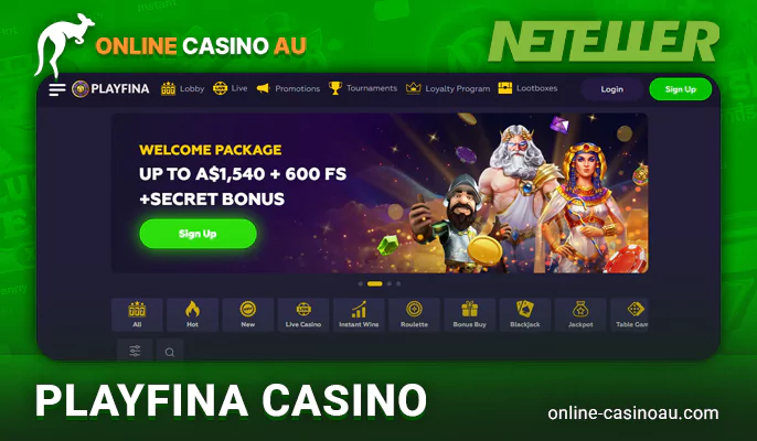 Insights into Playfina Casino's Neteller offerings