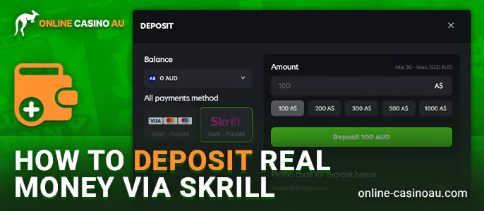 Depositing via Skrill for online casinos - a guide