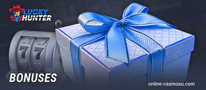 Check out the bonuses available at Lucky Hunter Casino for Australians