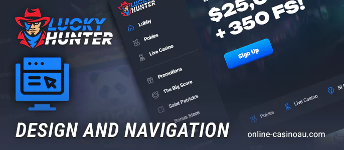 Unlock the secrets of navigating the Lucky Hunter Casino website