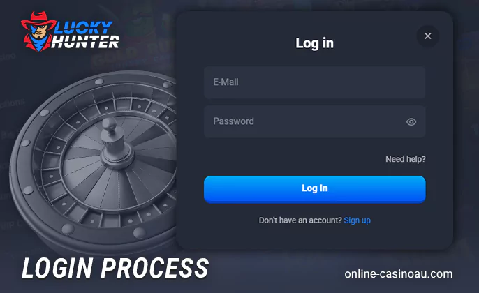 Logging into your Lucky Hunter Casino personal account - a quick guide