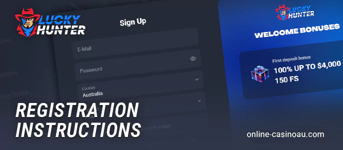Create a personal account at Lucky Hunter Casino - a step-by-step registration guide