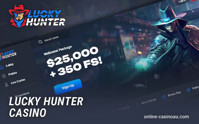 Check out our Australian Lucky Hunter Casino review