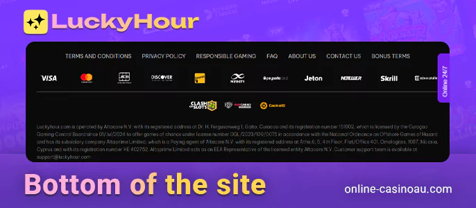 Signing up with Lucky Hour is efficient and user-friendly. No prolonged forms requesting your full name, birthdate, or address. Registration is mandatory if you intend to wager, access rewards, or withdraw winnings. Follow these steps to register: