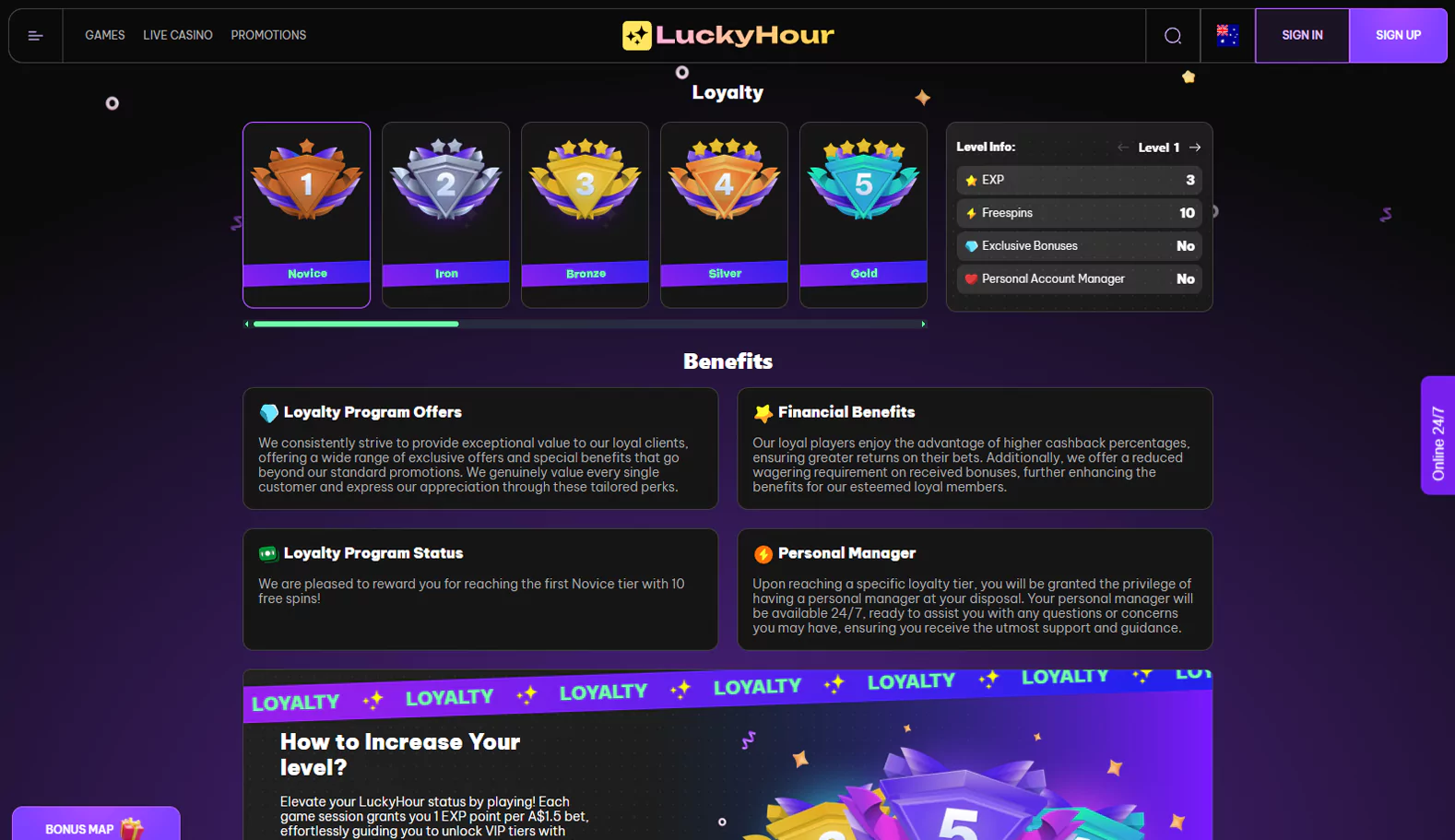 Look into the Daily Bonuses at Lucky Hour