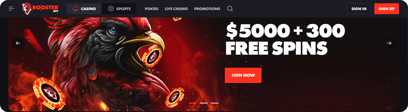 Details about Rooster Bet Casino using Neosurf in Australia